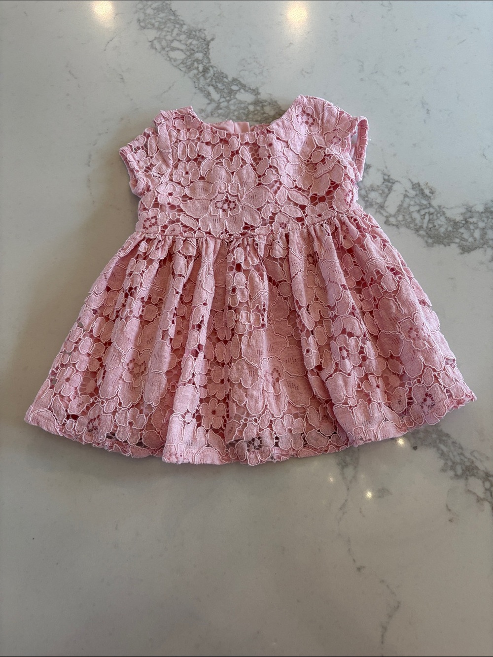 Joe Fresh Light Pink Lace Baby Dress